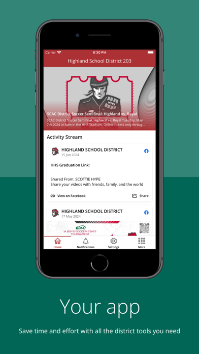 Highland School District 203 Screenshot