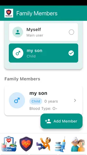 MediVault - Family Health Data screenshot 2