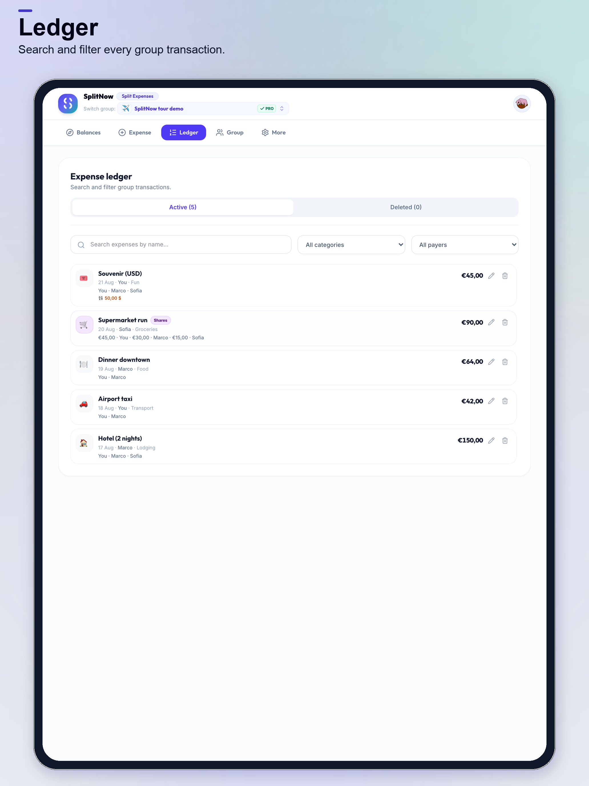 SplitNow: Split Expenses screenshot 9