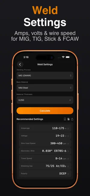 Welding Reference Pro screenshot 2