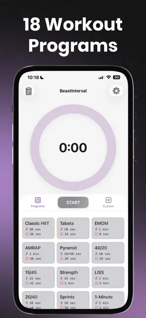 BeastInterval: Interval Timer screenshot 1