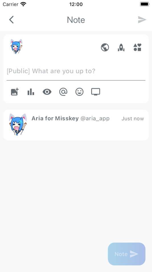 #3. Aria for Misskey (macOS) 由: Takehito Yasui