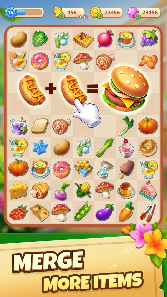 #2. Merge Bistro - Garden games (iOS) 由: HERO LINKAGE