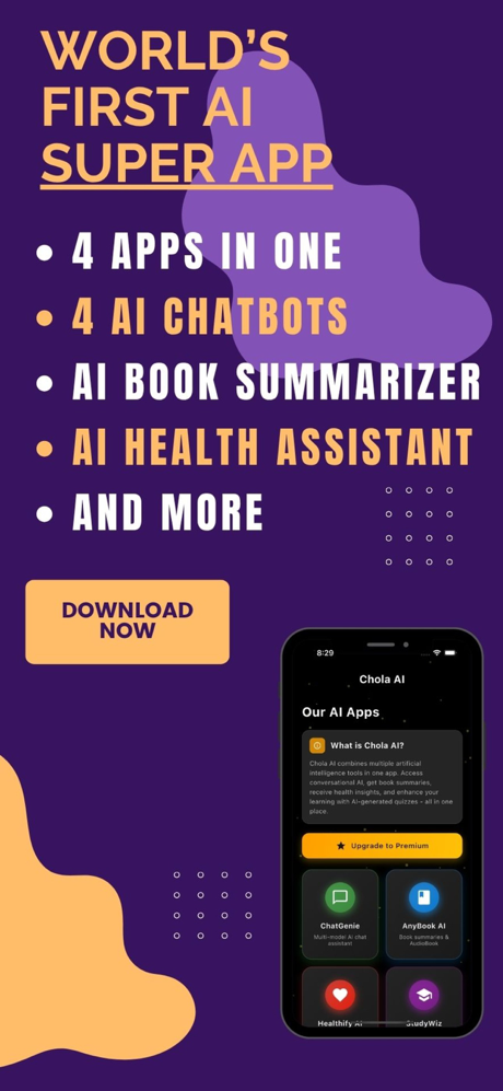 Chola AI: AI Super App screenshot 1