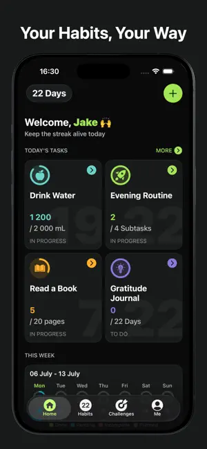 22 Days: Habit Tracker screenshot 1