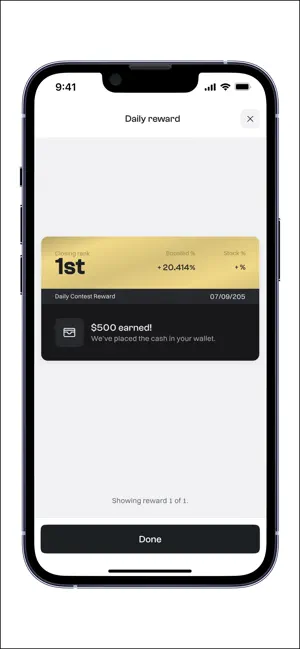 Stonkd - Daily Fantasy Stocks screenshot 2