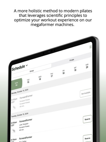 Forward Fitness iPad screenshot