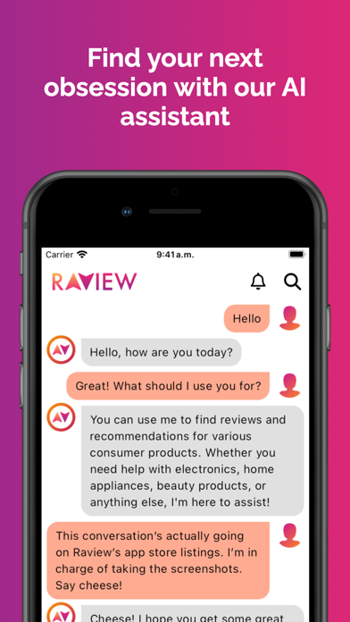 Raview iPhone screenshot 5 - Shopping app