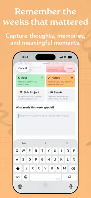 LifeWeeks – Life Tracker screenshot 3