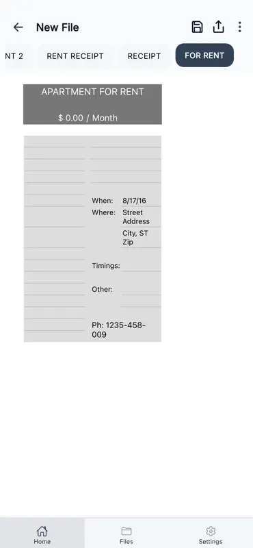 Rent Receipt Pro screenshot 6 of 9