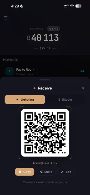 Glow: Lightning-Fast Bitcoin screenshot 3