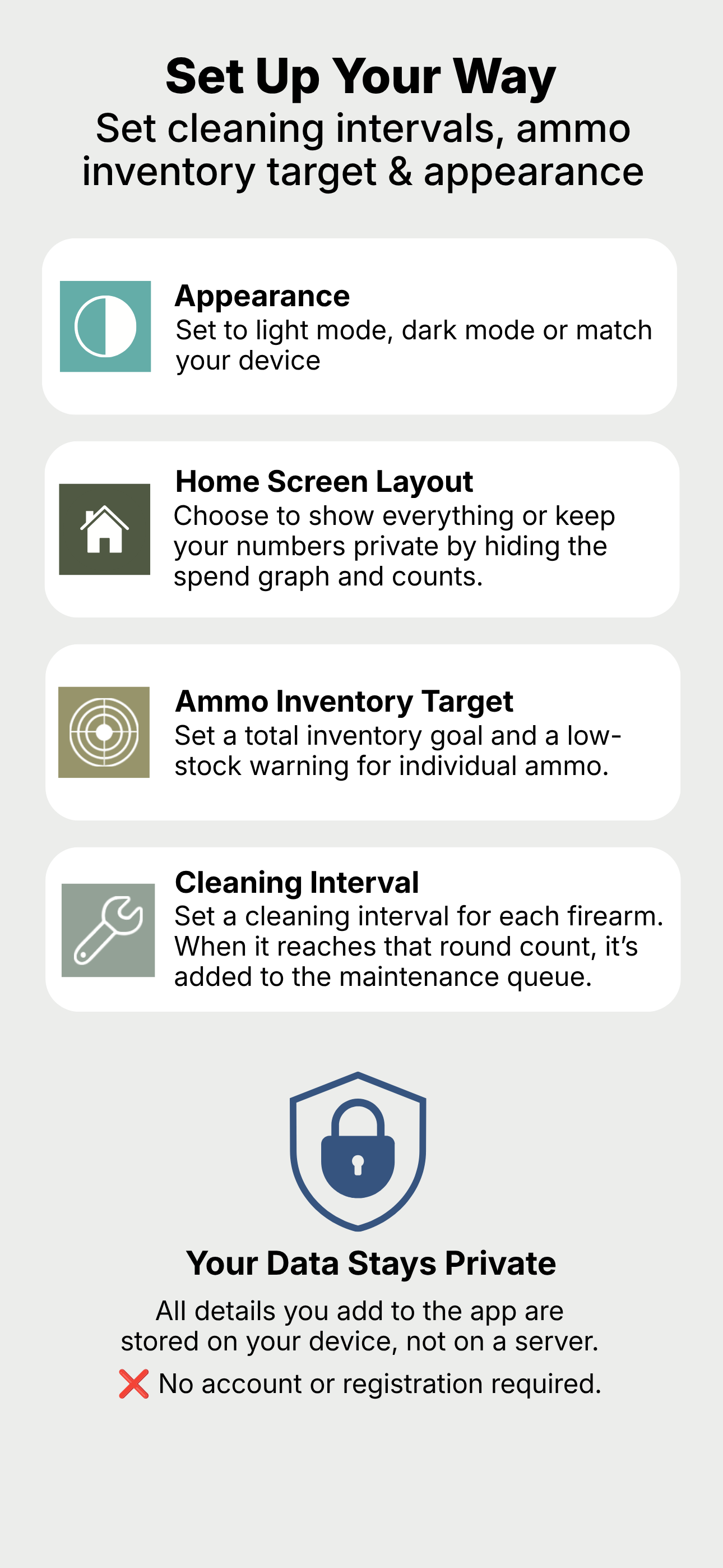 myArmsCache screenshot 6
