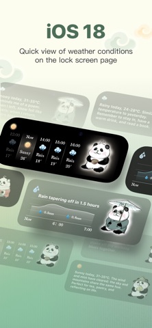 Panda Weather iPhone screenshot