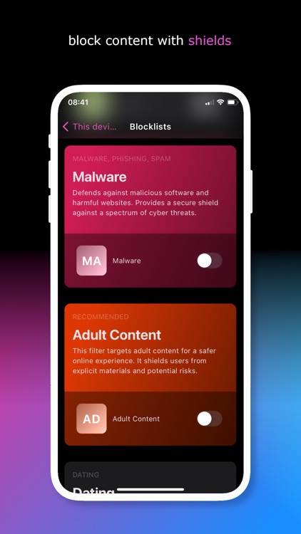 Parental Control App - Blokada