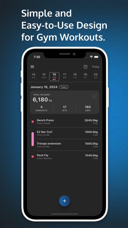 MUSCLY Workout Tracking & Log