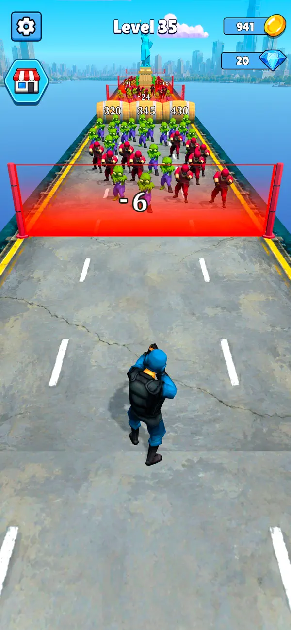 Real War: Survival Game iOS Mod IPA screenshot 3 - iOS game interface