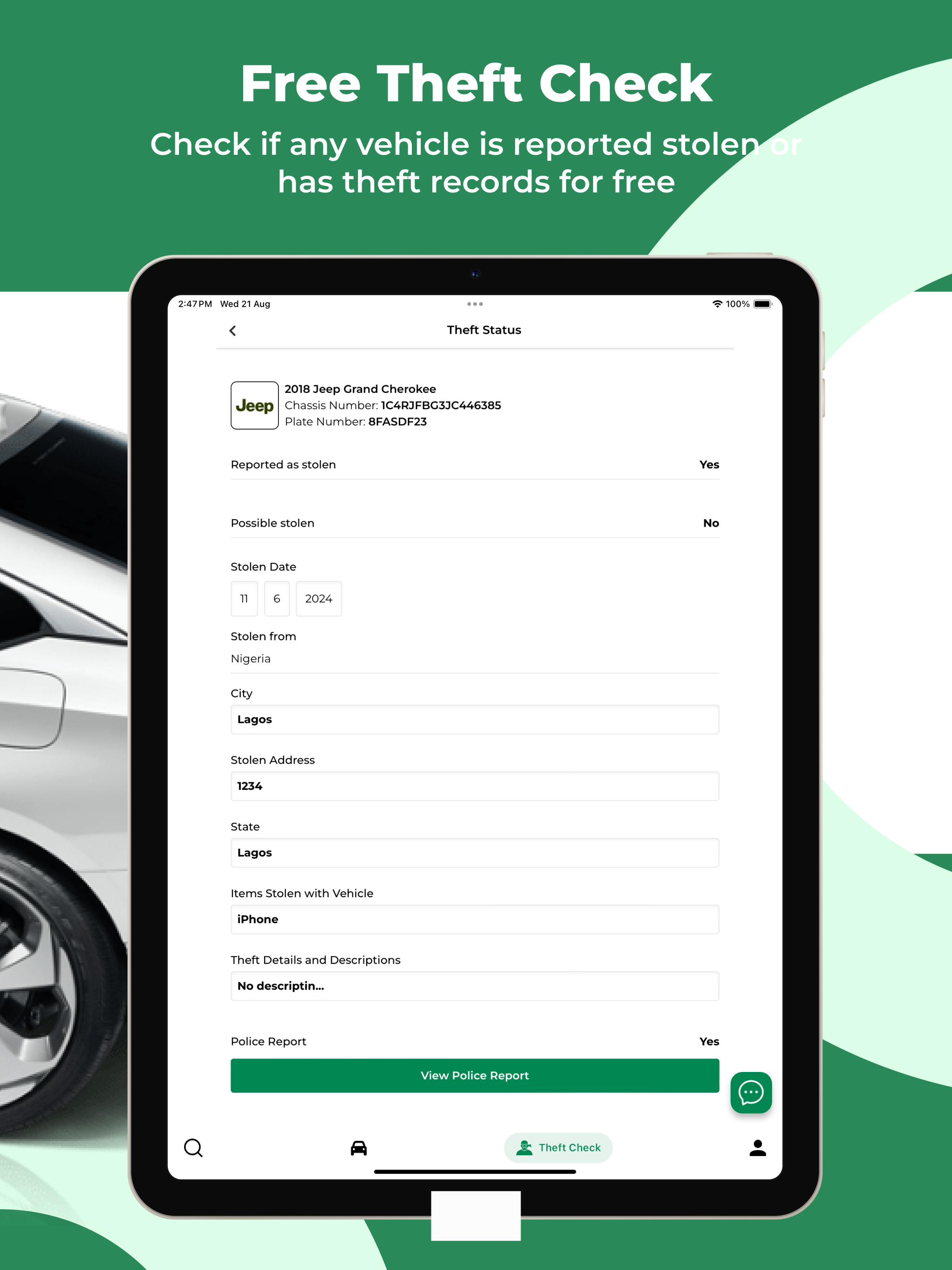 Vehicle Checks