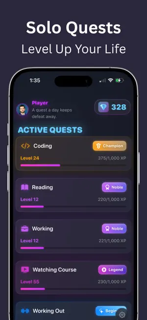 Solo Quests screenshot 1