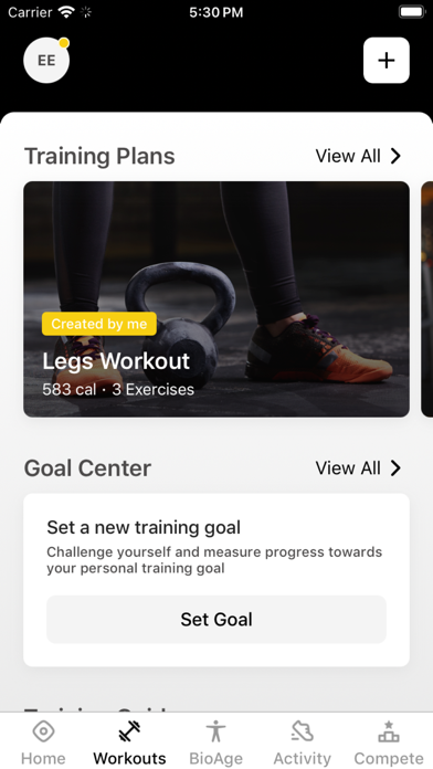 Healthclub Level Up Screenshot