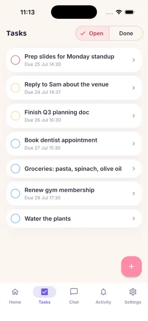 Kitten: Personal Assistant screenshot 2