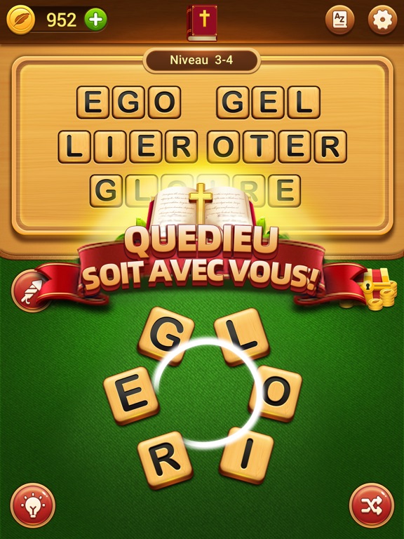 Screenshot #6 pour Bible Word Puzzle - Word Games