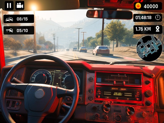 消防士消防車ゲーム - 車警察ゲーム - トラック運転ゲームのおすすめ画像3