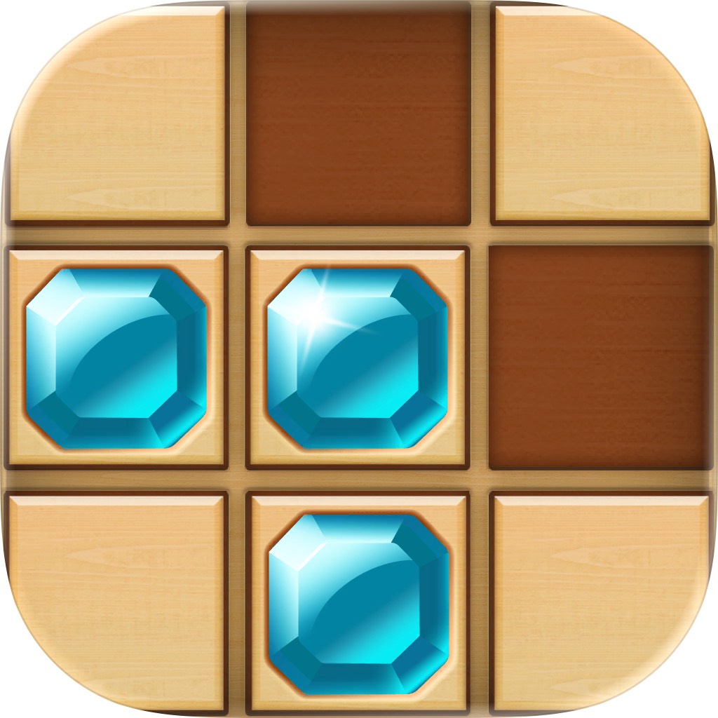 Apple App Store cover for Gemdoku: Wood Block Puzzle