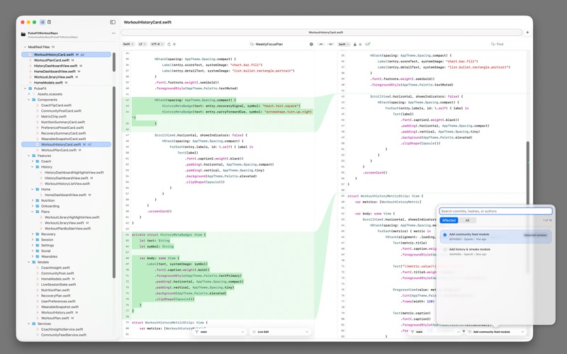 RibbonDiff screenshot