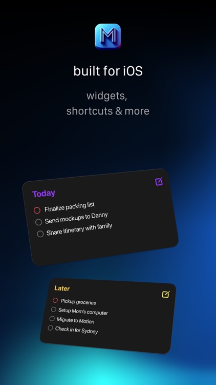 Motion · Notion, but fast