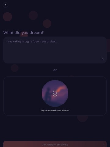 Dreeam.AI iPad screenshot