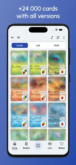 Screenshot von PokéCardex auf dem iPhone 1