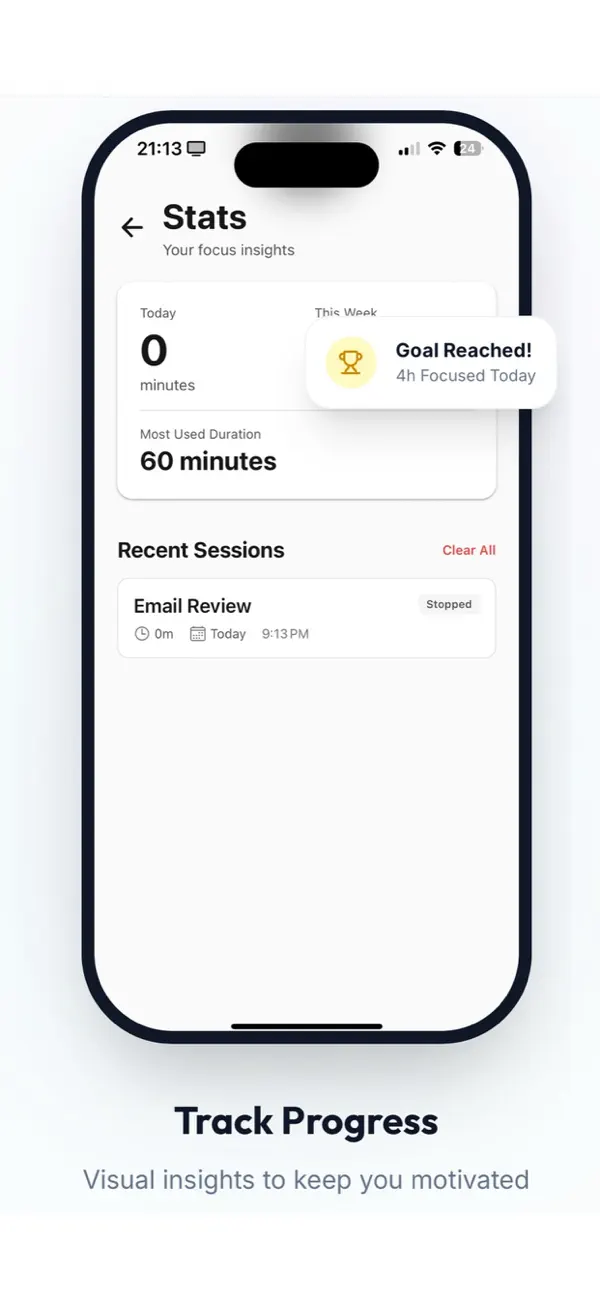#5. Focus Bubble Timer (iOS) Podle: Ian Sutherland