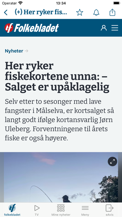 Folkebladet.no Screenshot