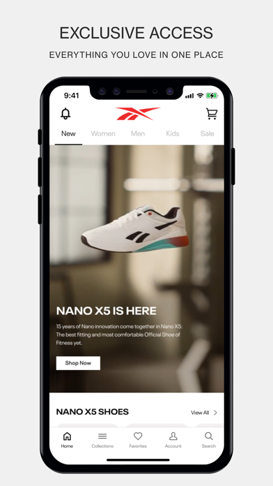 Reebok® Screenshot