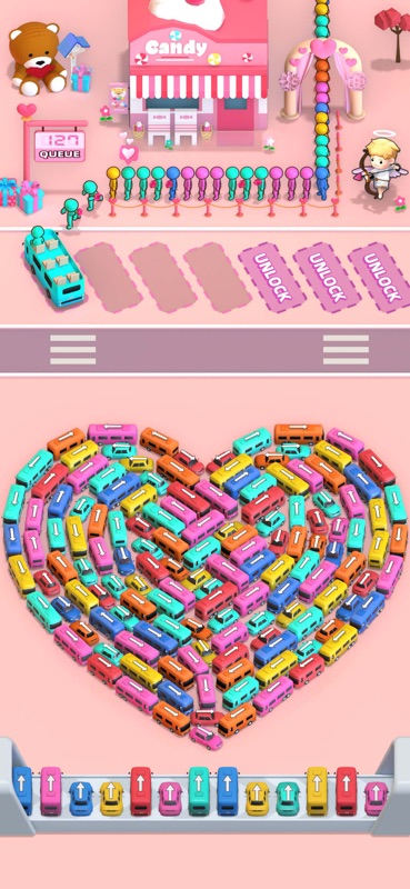 Car Jam: Bus Aparcar Coches 3D screenshot 1