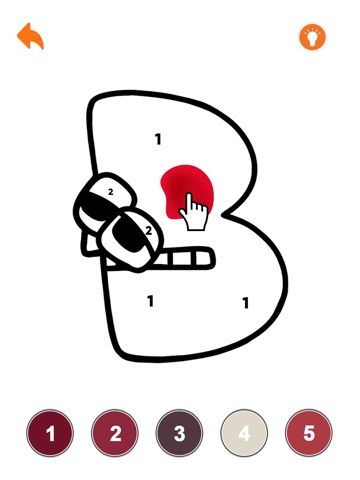 Alphabets Lore Coloring Pages iPad screenshot