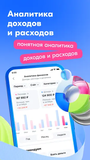 Скриншот Ozon Банк на iPhone 8