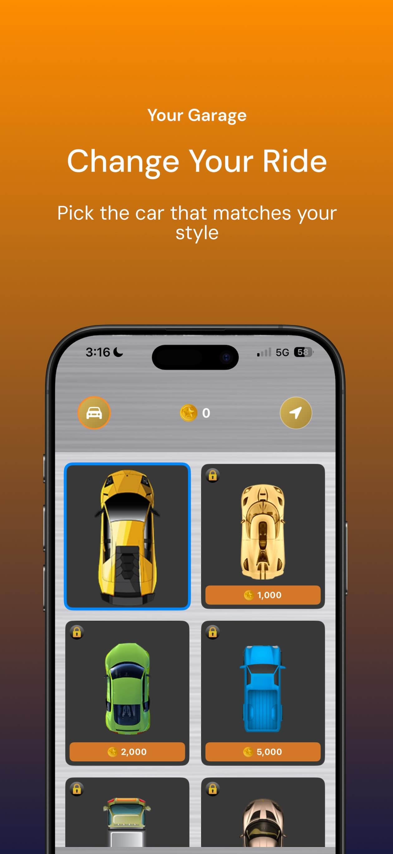 Crazy Car: Racing Simulator 3D