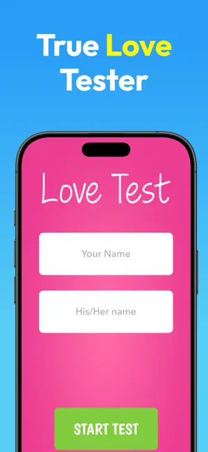 Love Tester - Crush Test Quiz screenshot 1