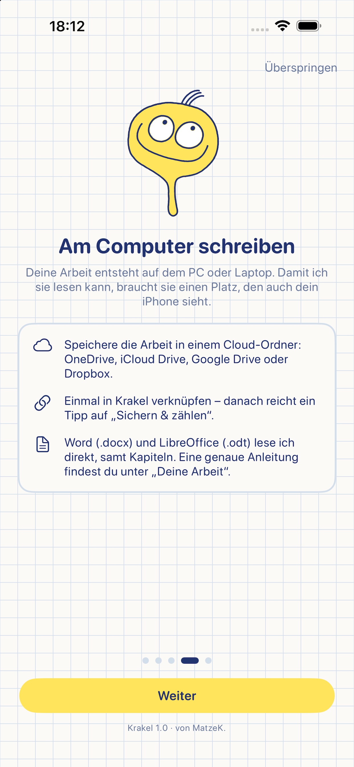 Screenshot 4 of Krakel – Seminararbeit