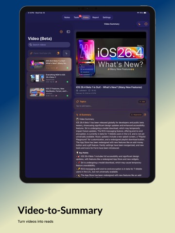 Elleven AI 26 iPad screenshot