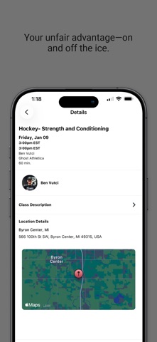 Ghost Athletica iPhone screenshot
