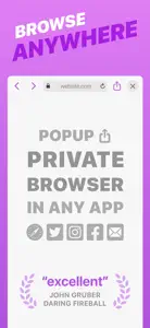 Incognito — Private Browser screenshot #1 for iPhone