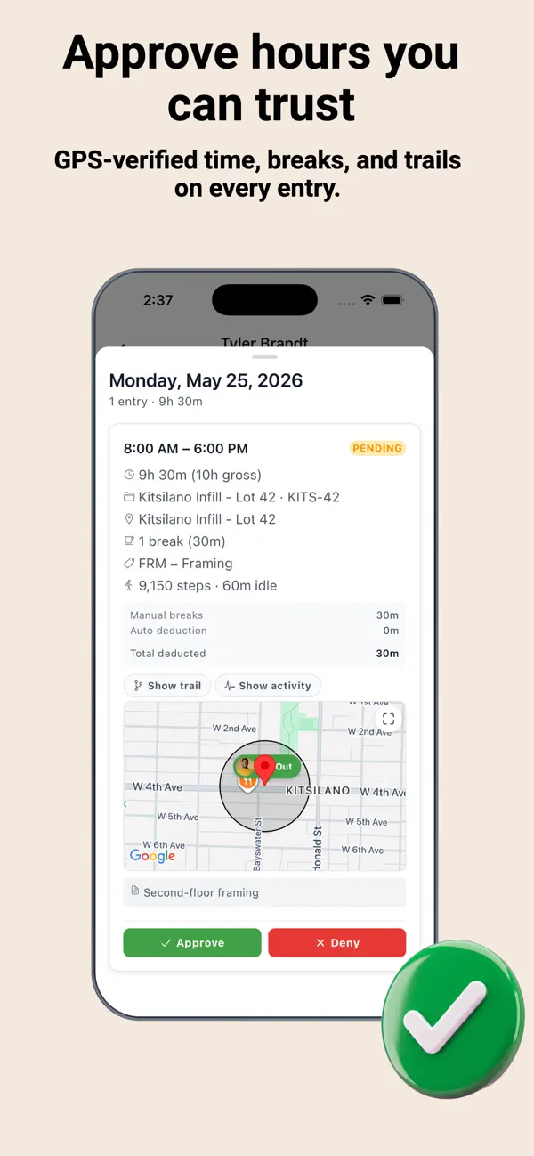 Screenshot #3 pour WorkxPro: Time Tracking