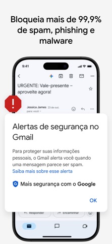 Gmail: o e-mail do Google App Store preview screenshot 7