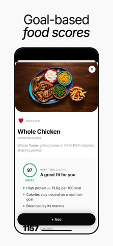 MenuMacros: Eat Out Healthily iPhone screenshot