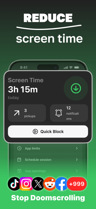 Screen Time Control: PureFocus Screenshot 1 of 7