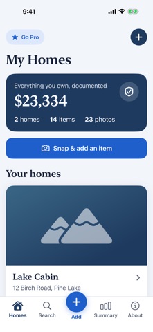 ClaimsReady — Home Inventory Screenshot 1 of 10