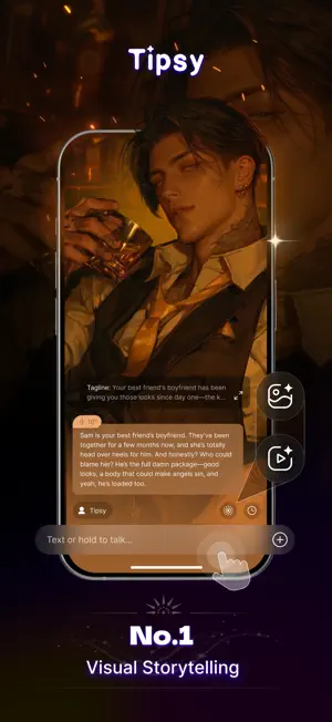 Tipsy Chat: Live Your Story screenshot 1