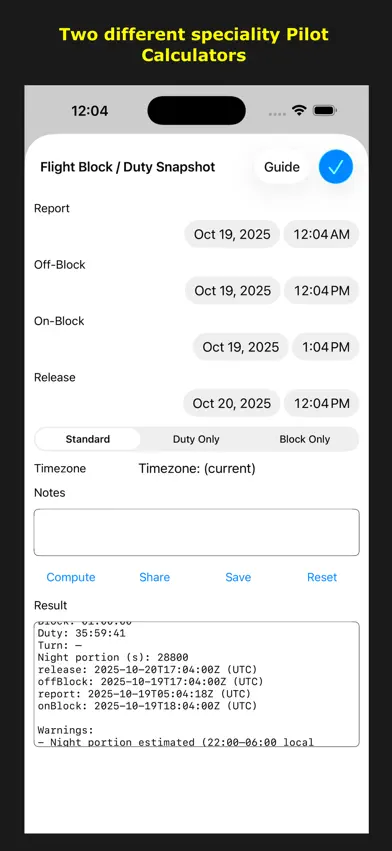 Date & Time Calculator Plus screenshot 3